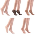 thumbnail image 6 of 5 Pairs Super Sheer Nylon Stockings For Women Lightweight See Through Low Cut Short Boat Socks With Elastic Cuffs Gift, 6 of 9