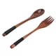 thumbnail image 4 of Utensilios de madera Cuchara Tenedor, Juego de tenedor de cuchara japonés Juego de tenedor de cuchara japonés Cubiertos de madera Logre más, 4 of 14