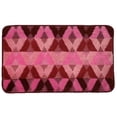 thumbnail image 4 of Catalina Home Mosaic Collection Design (Non-Slip) Runner Rug - Burgundy, Size (24 in x 84 in), 4 of 9
