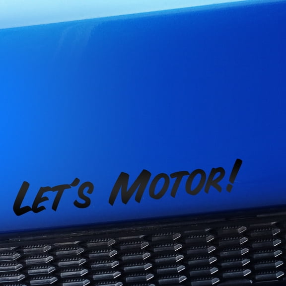 Let's motor Decal - Vinyl Decal For MINI Cooper - Choose Color - [MATTE BLACK]