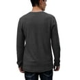 thumbnail image 3 of Anygrew Mens shirts Long Sleeve Henley Shirt Waffle Shirt for Men, 3 of 4