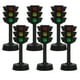 thumbnail image 1 of 6 piezas de juguete de simulación de semáforo para niños, juego de señales de tráfico con luz, semáforo para educación temprana y decoraciones de fiesta., 1 of 8