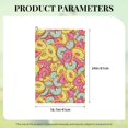 thumbnail image 4 of Kdxio Donut and Blue Pattern Golf Towel (24" X 16") with Carabiner Clip - The Convenient Golf Cleaning Towel, 4 of 8