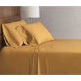 thumbnail image 1 of Brooklyn Loom Ensemble de Draps en Percale de Coton Uni Grand, Jaune, 1 of 4
