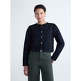 thumbnail image 2 of Free Assembly Women's Puff Sleeve Cropped Jacket with Long Sleeves, Sizes XS-XXL, 2 of 6