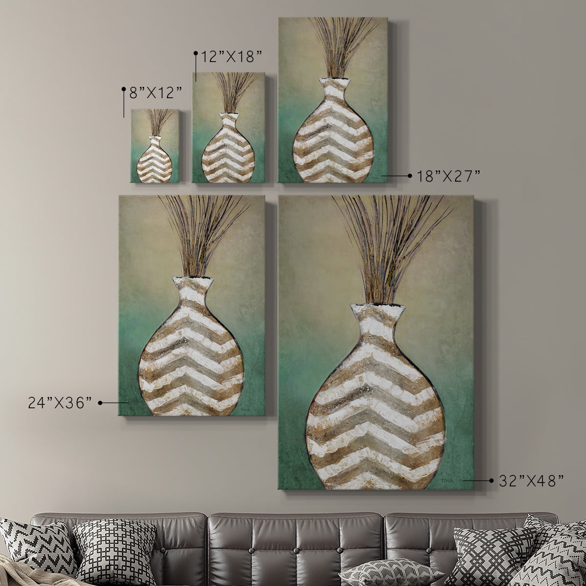 Global Vessel I Premium Gallery Wrapped Canvas - Ready to Hang