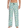 thumbnail image 2 of Goofa Sea Turtle Printed Soft Pajama Pants for Men, Wide Leg Comfy Casual Lounge Yoga Pants-Medium, 2 of 9
