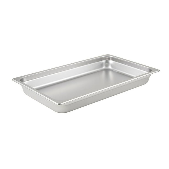 Winco SPJP-102 Anti-Jam Steam Pan Stainless Steel 23Ga 1-1 Each