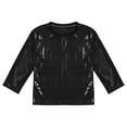 thumbnail image 5 of TOOYOU Girls T-Shirt Casual Sequin Glitter Clothes Party Gown Long Sleeves Top children Summer Basic Tee Black Size 18-24 Months, 5 of 7