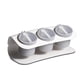 thumbnail image 1 of Suministros de cocina simples, olla para condimentos para el hogar, caja de condimentos creativa de tres combinaciones, juego de ollas para condimentos de plástico, botella de condimento blanca, 1 of 5