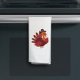 thumbnail image 4 of ThisWear Thanksgiving Party Decorations Thanksgiving Turkey Pilgrim 2 Pack Decorative Kitchen Towels White, 4 of 5