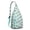 Greenish-blue-6, variant on 4-Pockets Cross Body Bags for Woman Men,Cute Sea Life Sling Bag Chest Bag with Adjustable Strap Women's Crossbody Bags for Outdoors Hiking Traveling