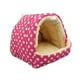 thumbnail image 5 of Cama cálida de invierno para hámsteres, hábitats de escondite para conejillos de indias, cama cálida y encantadora para animales pequeños, cueva para rosa, 5 of 8