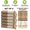 Brown, variant on Mykonos 6-Pack Turkish Cotton Hand Towels – Mint Line, 40x19 in, Soft Absorbent Decorative Bathroom Towel Set