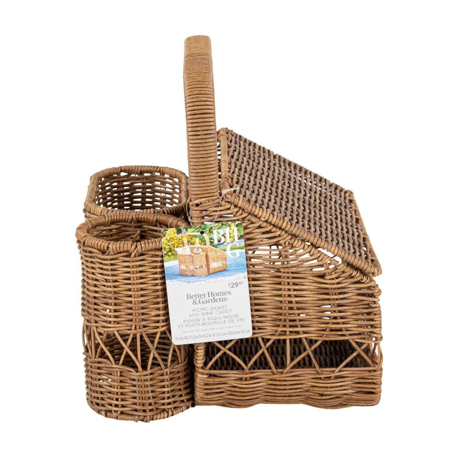 Better Homes & Gardens Rattan Wine Caddy