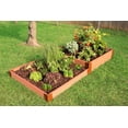 thumbnail image 1 of Frame It All Tool-Free Classic Sienna Raised Garden Bed Terraced 4' x 8' x 11” – 2” profile, 1 of 4