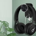 thumbnail image 4 of Soporte para auriculares - Soporte ajustable para montaje en pared para auriculares Adhesivo para juegos Gancho para colgar auriculares Abrazadera para auriculares (negro), 4 of 5
