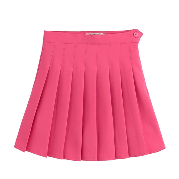 Jumpingount Prendas para la parte inferior del cuerpo Rosa roja L