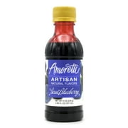 Amoretti - Natural Acai Blueberry Artisan Flavor Paste 8 oz - Use In Pastry, Savory, Brewing & Ice Cream Applications, Preservative Free, Gluten Free, No Artificial Sweeteners, Highly Concentrated