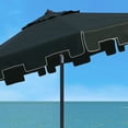 thumbnail image 5 of SAFAVIEH Zimmerman 11' Market Crank Round Patio Umbrella, Dark Green, 5 of 6