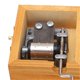 thumbnail image 3 of Hand Cranked Music Box Mini Portable Gemini Pattern Retro Style Wooden Carving Hand Crank Music Box Birthday Gift, 3 of 3