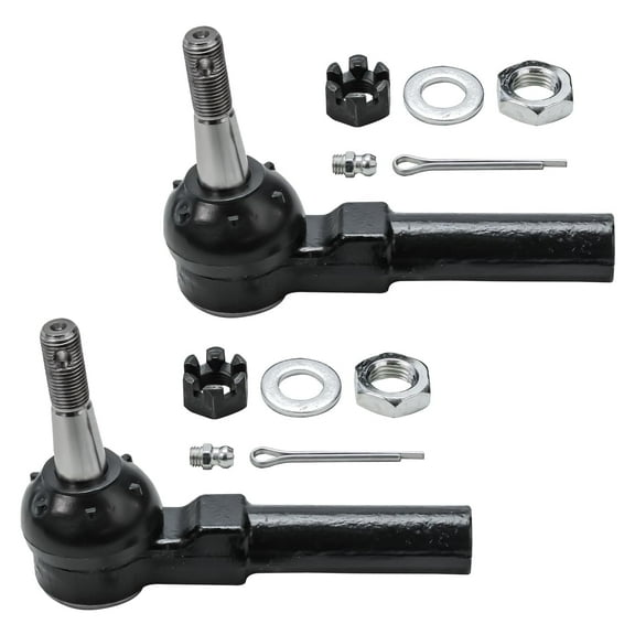 Detroit Axle - Front Tie Rods for Chevy Impala Monte Carlo Buick Allure Century LaCrosse Regal Pontiac Grand Prix Olds Intrigue, 2 Outer Tie Rod End Links Replacement