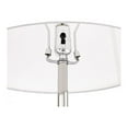 thumbnail image 2 of Elegant Decor Kira Modern Marble Base Table Lamp in White and Polished Nickel, 2 of 4
