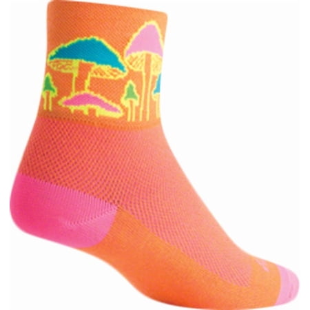 SockGuy Trippin Sock Orange LG/XL 3-4  Cuff Height Synthetic Warm Weather Sock price history on PriceWatchPro
