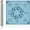 Blue, variant on Mahjong Mat with Carry Bag, 33" x 33" Non-Slip & Noise Reducing Rubber Game Mat, Waterproof Surface for Card Games, Board Games & Mahjong Tiles, Foldable Mahjong Mat for Table Game Nights (Blue)
