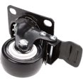 thumbnail image 3 of Ruedas giratorias ZHAOCHENG con freno 50 mm color negro Capacidad 400 kg, 3 of 5