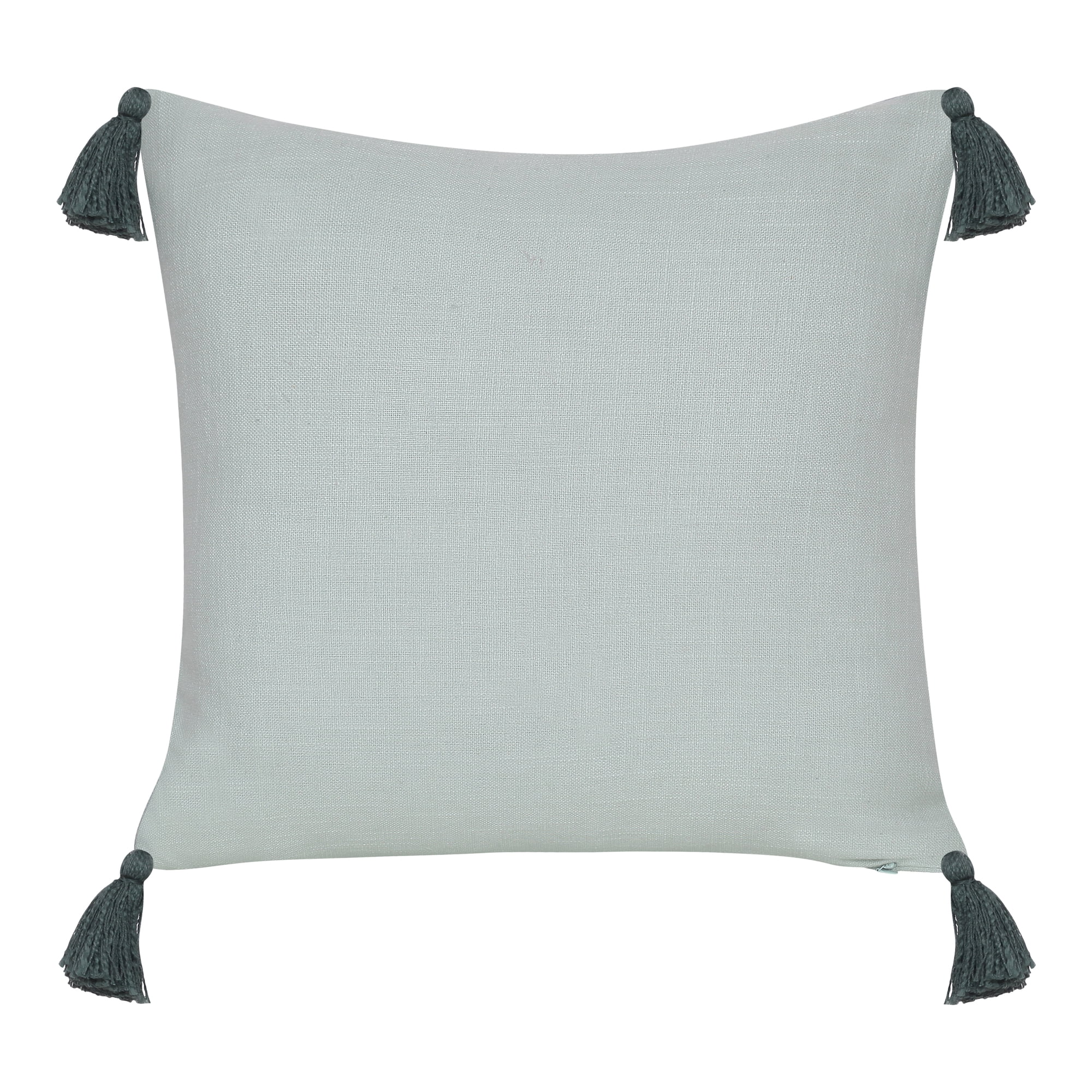 Harlow Hill Iris 20" x 20" Olive Green Geometric Cotton Adult Decorative Throw Pillow Cover