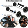 thumbnail image 4 of XOXODG Barbell Shoulder Pads Thickened Non-slip Gym Fitness Weightlifting Squat Dumbbel Neck Support Protection Pad Strength Workout, 4 of 7
