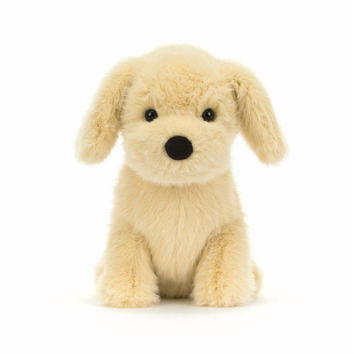 Jellycat Golden Puppy Stuffed Animal - Soft Cream Pup Plush Toy, Adorable Dog Companion for Kids & Adults