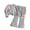 Grey, variant on ZIXKCGDSE Girls' Clothing Sets Fall Knit Long Sleeve and Flared Legging Trendy Kids Outfits Size 5-6 Years