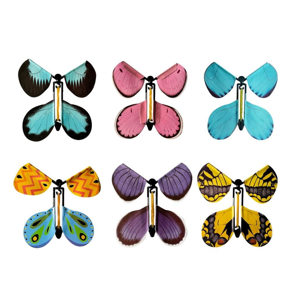 Details about   Party Children Toys Flying Card Magic Props Flying Butterfly Novelty Toys 
