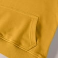 thumbnail image 6 of Elvqul Yellow Sweatshirts for Girls Loose Sweaters 10-12 Oversize with Pocket Pullover Long Sleeve Solid Color Girls Sweaters, 6 of 9