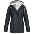 thumbnail image 1 of Veste Imperméable à Capuche pour Femmes Manteau d'Hiver Chaud Rembourré Parka de Randonnée Extérieure Fermeture Éclair, 1 of 10
