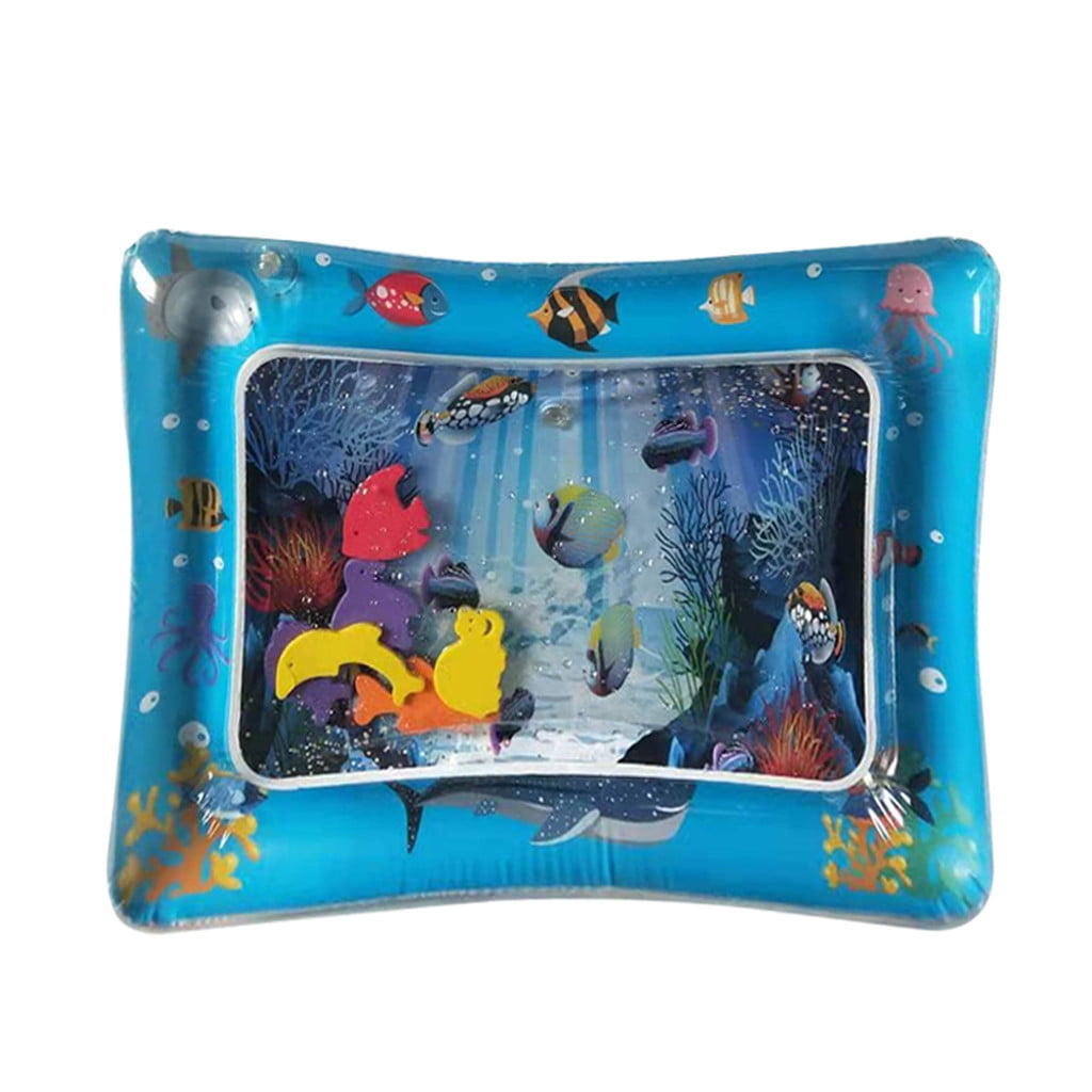 Baby Water Play Mat Inflatable Fun Activity Play Center Kids Underwater   T3 
