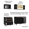 thumbnail image 4 of Cocina Integral Completa Modular Madesa Reims 180cm Negro 03, 4 of 10