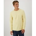 thumbnail image 4 of Hanes Long Sleeve Cotton T-Shirt Unisex Garment Dyed Tee Crewneck Cotton, 4 of 8