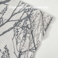 thumbnail image 3 of Grey 52"W x 14"L (Pack of 1) Tree Branch Linen Lined Room Darkening Valance, 3 of 8