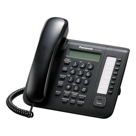 Panasonic Business Systems KX-DT521-B 8 Button 1-Line Backlit LCD Display Digital Telephone with Full Duplex Speaker Phone - (Best 2 Line Phone For Small Business)