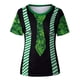 thumbnail image 4 of Camiseta de manga corta con estampado de día de San Patricio para mujer Fridja bn1154, 4 of 4