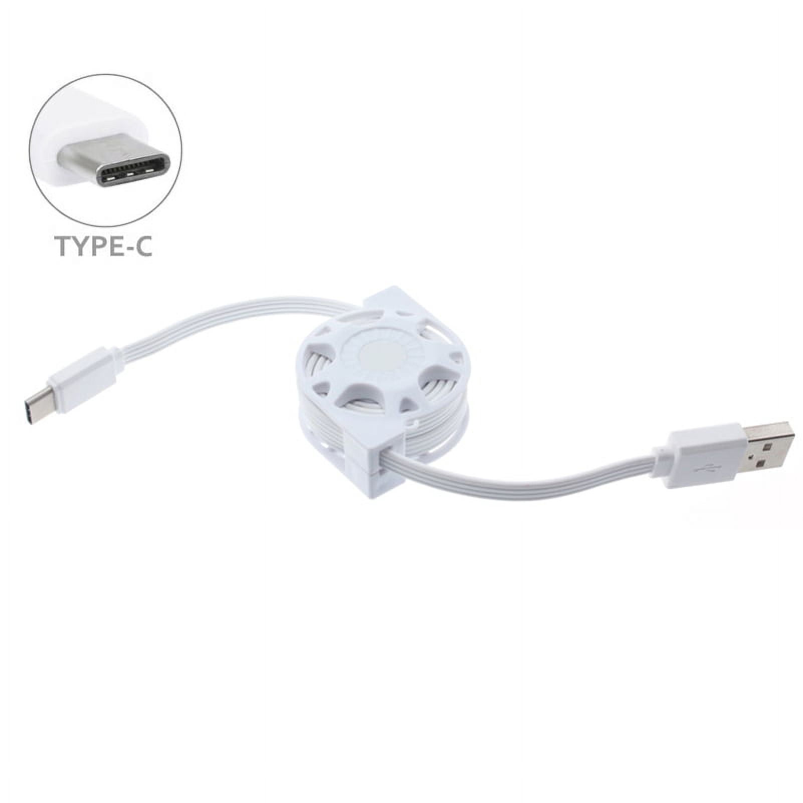 18W Quick Home Charger w Retractable USB Cable Q1Z for Kyocera DuraForce Pro 2 - LG V20, G6, V30, G5, V50 ThinQ 5G, V40 ThinQ, V35 ThinQ, Q7 Plus, Stylo 4 Plus, Google Nexus 5X, G8 ThinQ