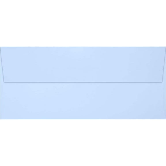 LUX Slimline Invitation Envelopes (3 7/8 x 8 7/8) 50/Pack Baby Blue (LUX-72973-13-50)