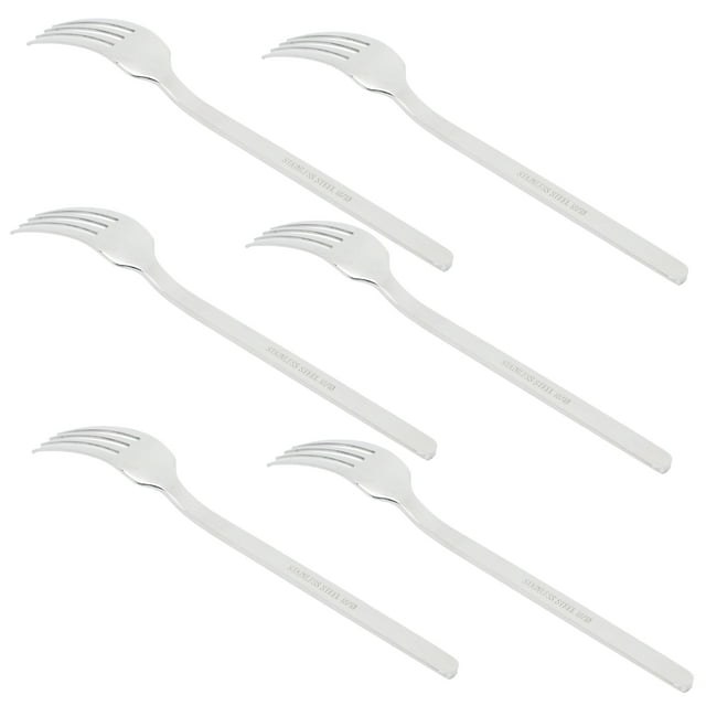Steak Fork, Fork, Odorless Stainless Steel Round Events For Dining Room Daily Dining Kitchen