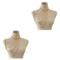 thumbnail image 4 of relayinert Body Chain Multi layers One Shoulder A Jewellery Tassels Necklaces Golden 2Set, 4 of 6