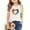 Yellow, variant on Eltusu Girls Short Sleeve Tops, Crew Neck Graphic Pullover Summer Kids T-shirts Light Blue Size 4-5 T