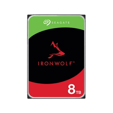 Seagate IronWolf 8TB NAS Hard Drive 7200 RPM 256MB Cache SATA 6.0Gb/s CMR 3.5" Internal HDD for RAID Network Attached Storage ST8000VN004-NE