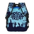 thumbnail image 4 of Fotbe Halloween Trick Or Treat Mochila Casual con Estampado para Escuela, Viajes y Actividades al Aire Libre - Duradera, Ligera y Cómoda, 4 of 5